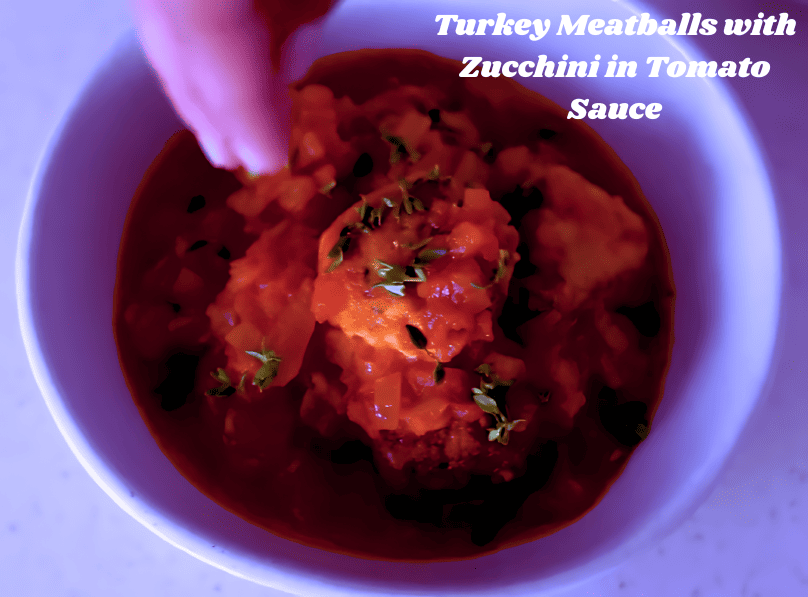 Juicy Turkey Meatballs with Zucchini in Tomato Sauce (Easy Recipe)